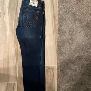 Navy blue chew religion jeans only used ones size 34 waist